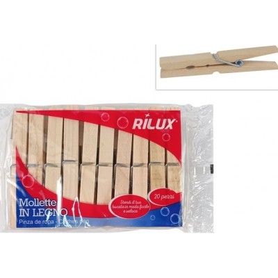 BUSTA 20 MOLLETTE LEGNO