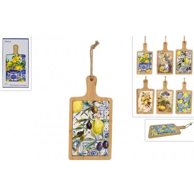 TAGLIERE CERAMICA E LEGNO 15X30