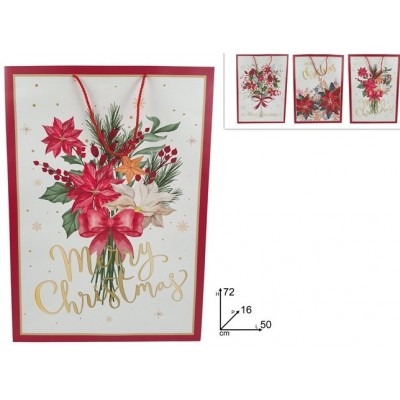 SHOPPER FIORE NATALIZIO 50X72