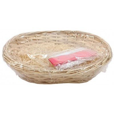 CESTO LEGNO CON ACCESSORI