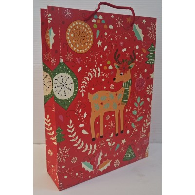 SHOPPER NATALE RENNA 25X35