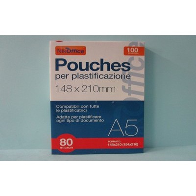 POUCHES PLAST A5 - 80M 13047