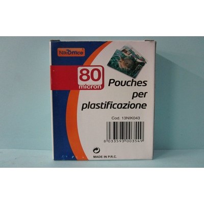 POUCHES PLAST 80X110 - 80M 13043