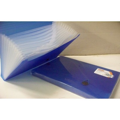 PORTADOC. SOFFIETTO A4 BLU 01084