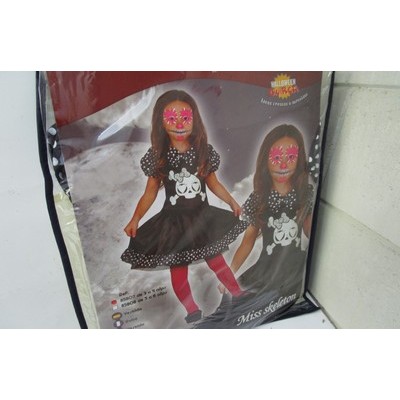 COSTUME 3/4 ANNI SCHELETTRO BAMBINA